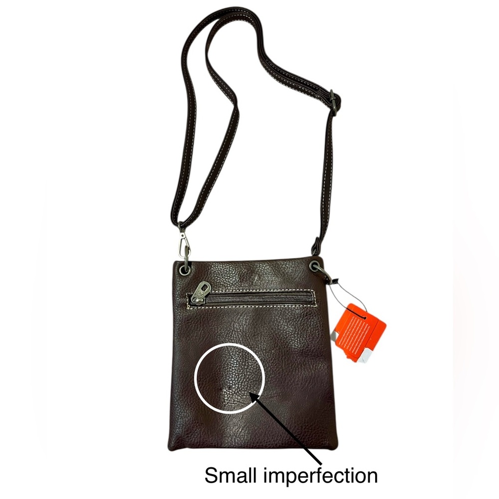 American Bling AB Cellphone Crossbody (CLB) bag made of faux leather - Picture 3 of 12